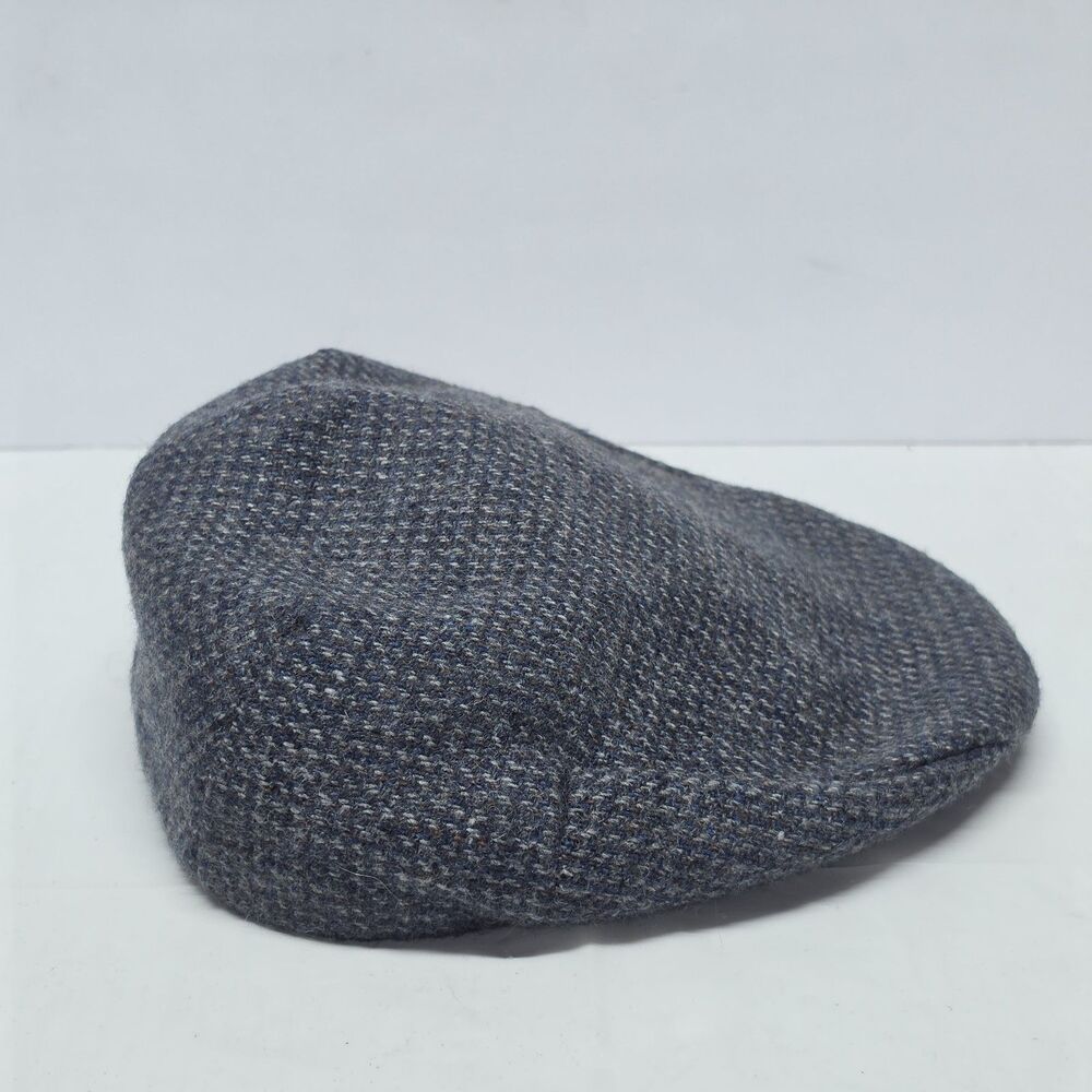 Stetson Wool Blend Newsboy Cabbie Driving Hat Size M 7 1/8 Grey TRUE VINTAGE
